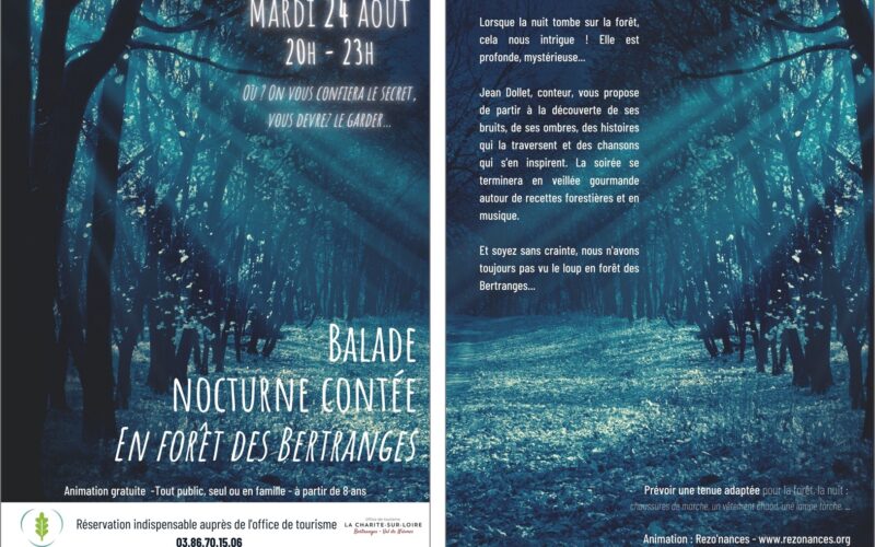 Balade contée nocturne dans Les Bertranges Tourisme à la