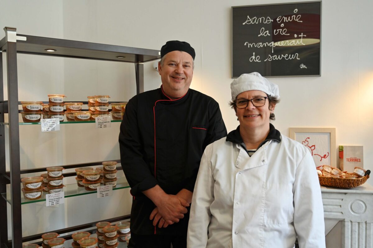 Portrait de Delphine et Pascal Leballeur