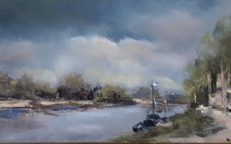 Loire-a-Cosne-20x40jpg##Loire à Cosne##Nicole Sagnol##